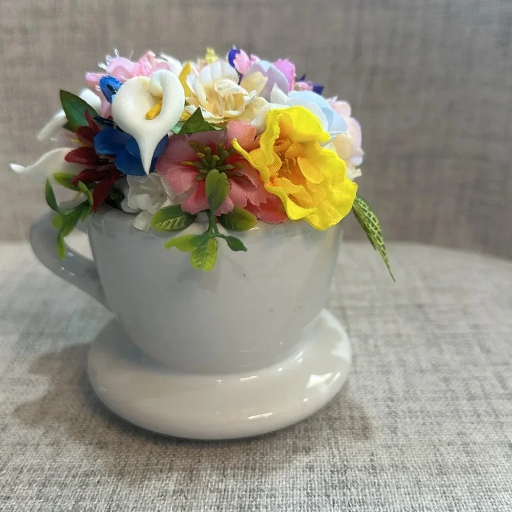 Mini Flower Cup decor